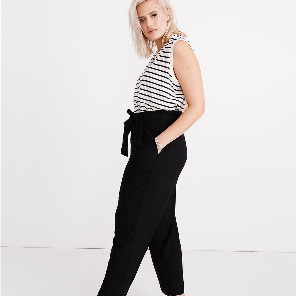 Madewell Drapey Paperbag Pants